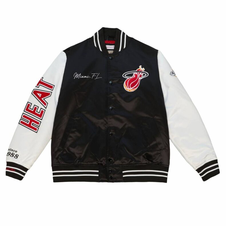 Geaca Mitchell & Ness Miami Heat Team Origins black