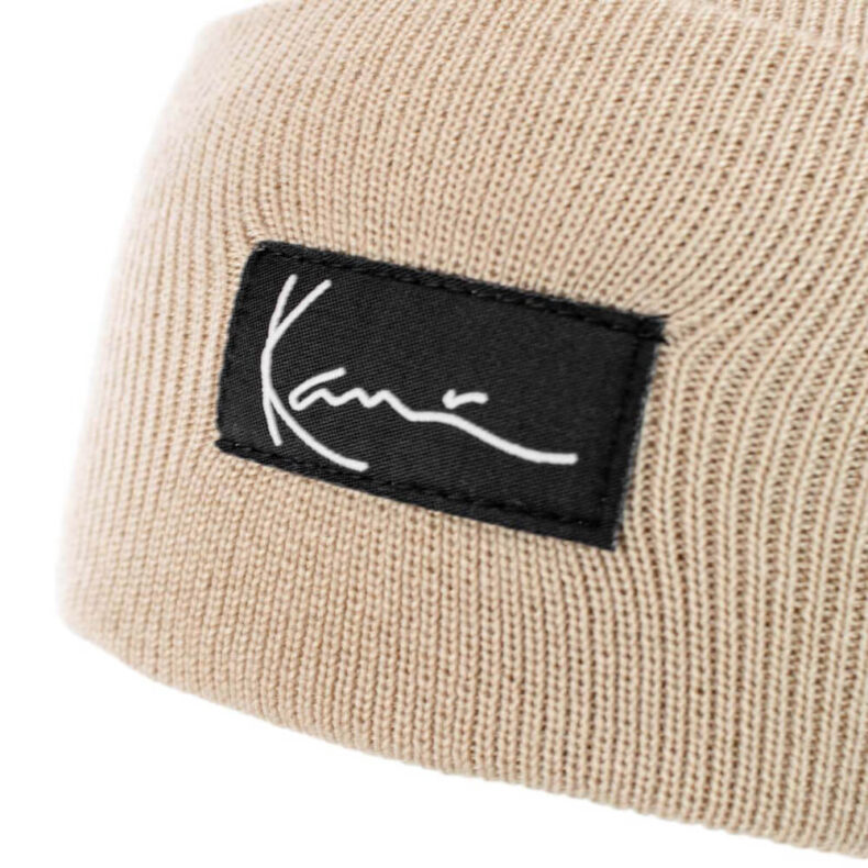 Caciula Karl Kani Small Signature Lon Beanie Sand 1