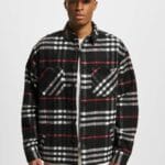 Camasa Barbati DEF Tomi Checkered BlackWhiteRed