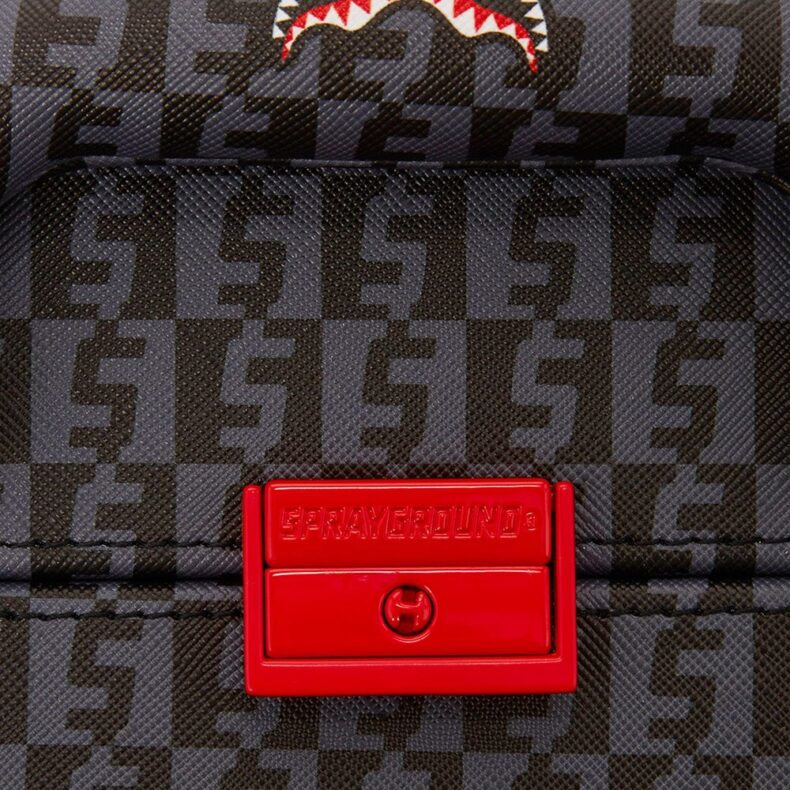 Sprayground Money Check Grey Jewerly Case 9