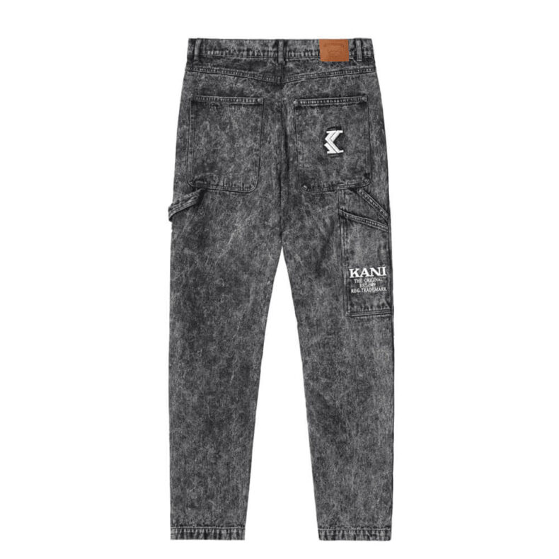 Blugi Karl Kani Retro Moon Wash Denim Dark Grey 1