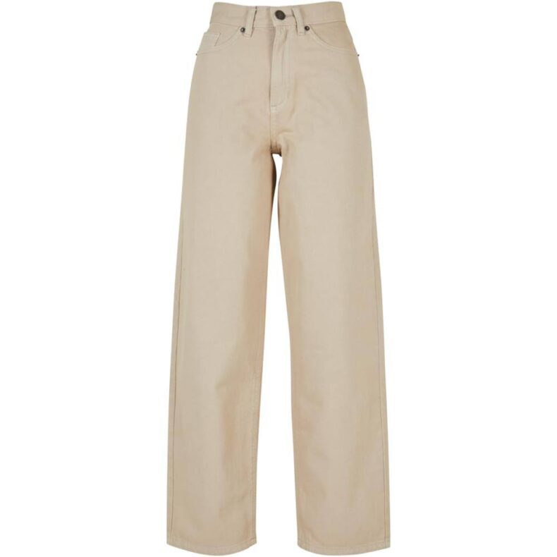 Blugi Urban Classics High Waist 90´S Wide Leg Denim Off White