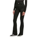 Blugi Urban Classics Ladies Super Stretch Bootcut Denim Black
