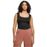 Maieu Urban Classics Ladies Short Corsage Top Black