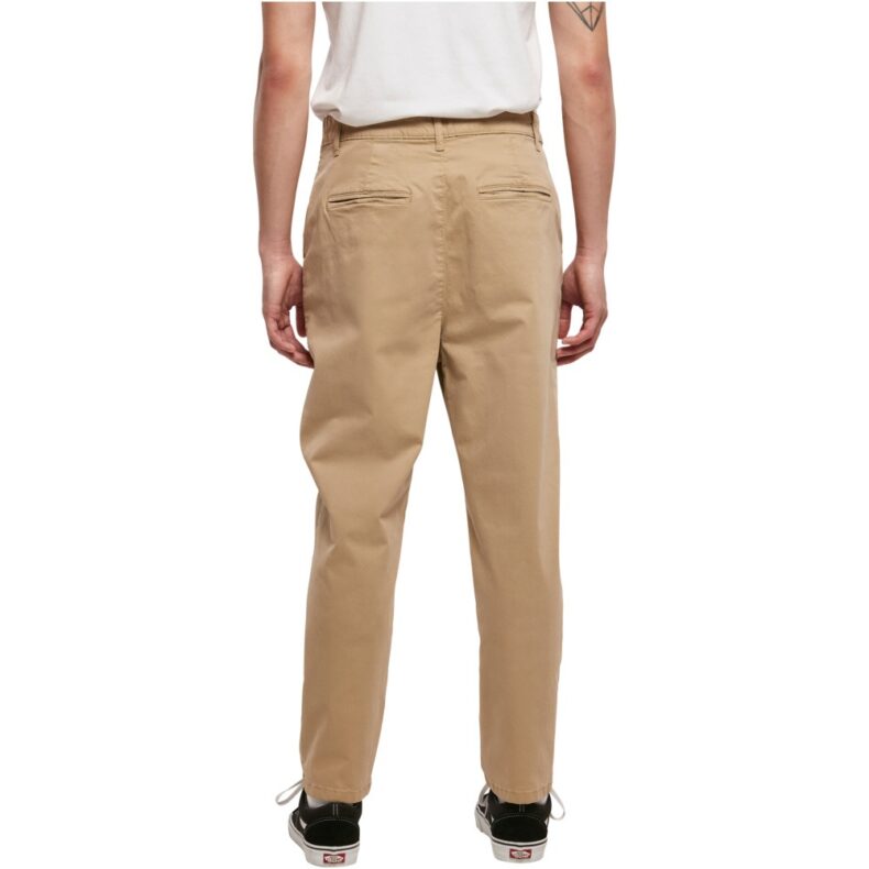 Pantaloni Urban Classics Cropped Chino Beige 1