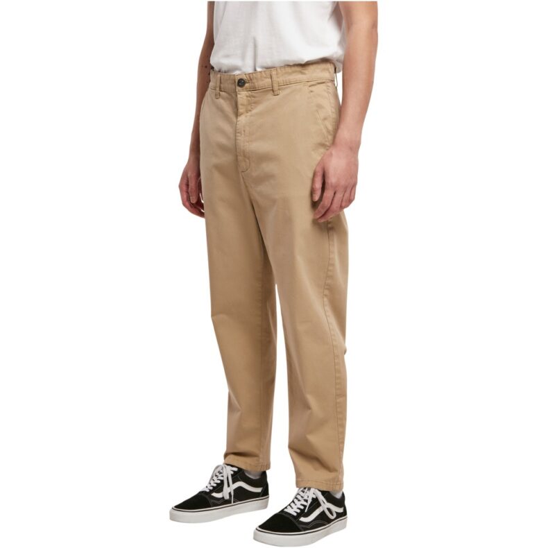 Pantaloni Urban Classics Cropped Chino Beige 2