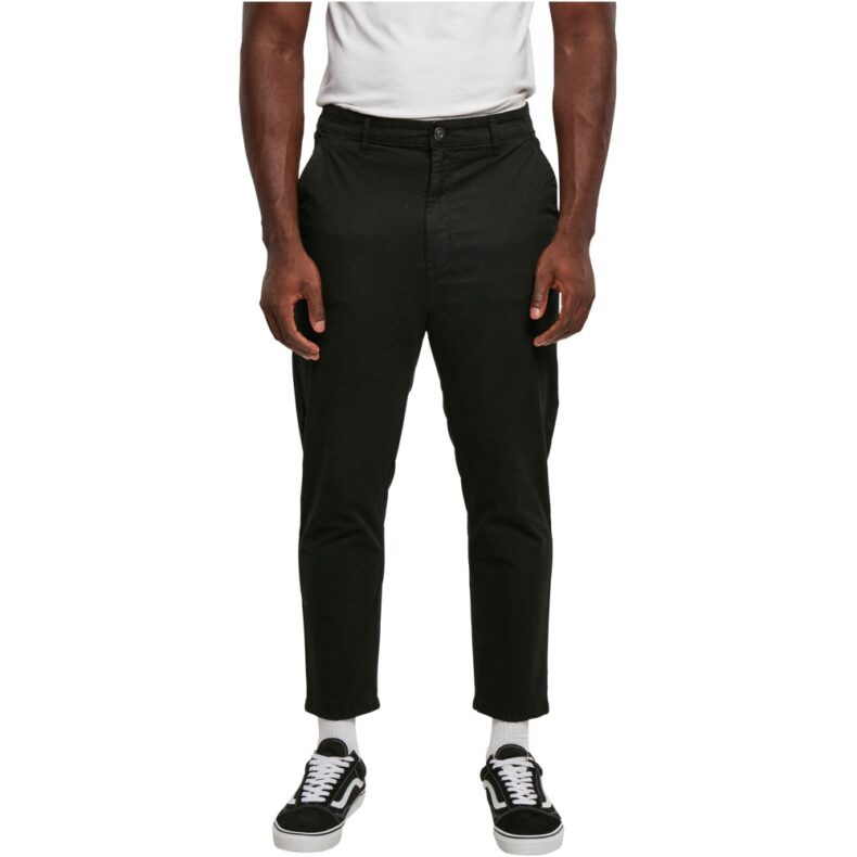 Pantaloni Urban Classics Cropped Chino Black 2