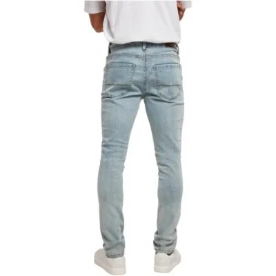 Pantaloni Urban Classics Slim Fit Zip Lighter Washed 1