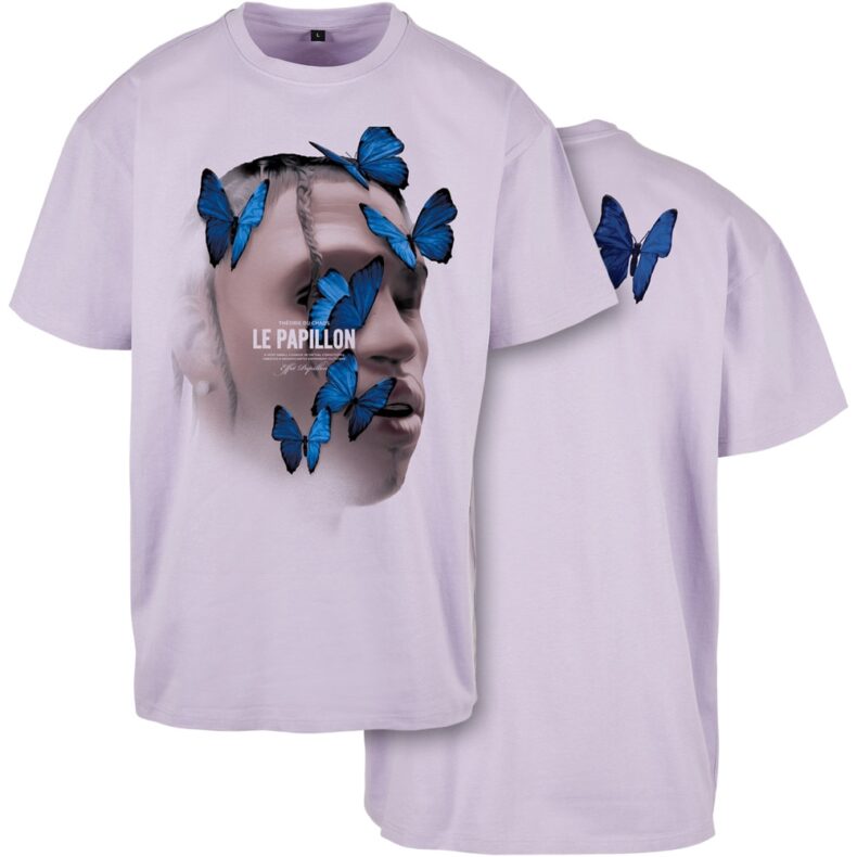 Tricou Mister Tee Le Papillon Oversize Liliac 2