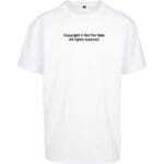 Tricou Mister Tee Upscale Fingerprint Oversize White