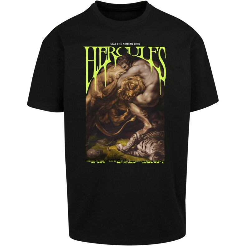 Tricou Mister Tee Upscale Hercules Oversize Black