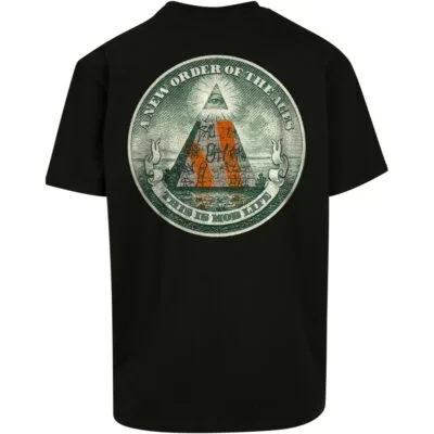 Tricou Mister Tee Upscale New Order Oversize Black 1