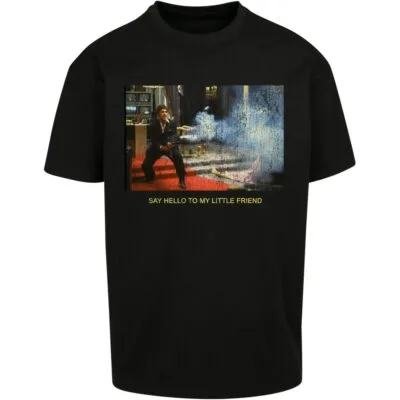 Tricou Mister Tee Upscale Scarface Little Friend Oversize