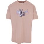 Tricou Mister Tee Vive la Liberte Oversize Duskrose