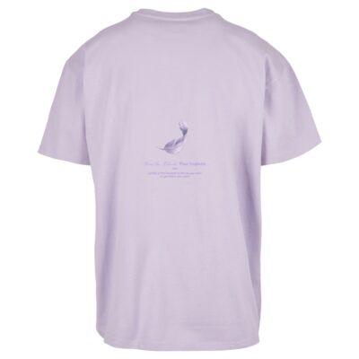 Tricou Mister Tee Vive la Liberte Oversize Liliac 1