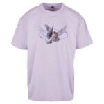 Tricou Mister Tee Vive la Liberte Oversize Liliac