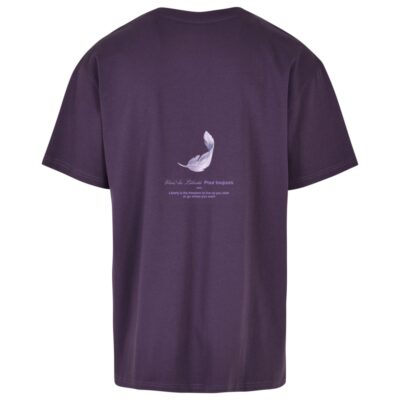 Tricou Mister Tee Vive la Liberte Oversize Purple 1