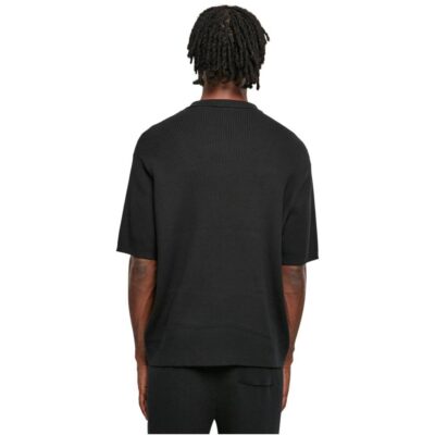 Tricou Urban Classics Organic Ribbed Oversized Black 1