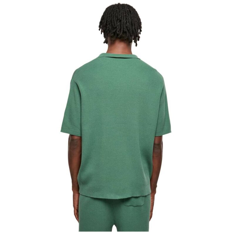 Tricou Urban Classics Organic Ribbed Oversized Green 1