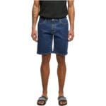 Blugi Scurti Urban Classics Relaxed Fit Real Mid Indigo Washed