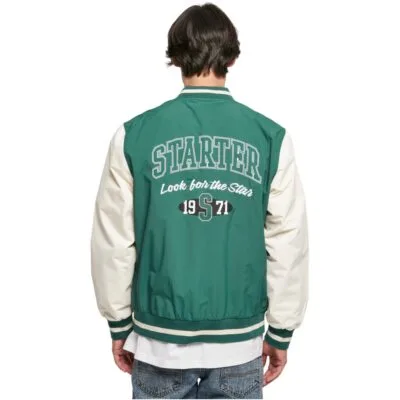 Geaca Starter Nylon College Green 1