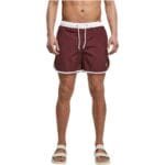 Pantaloni Scurti Urban Classics Retro Swimshorts WhiteCherry