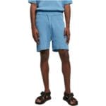 Pantaloni Scurti Urban Classics Ribbed Horizon Blue