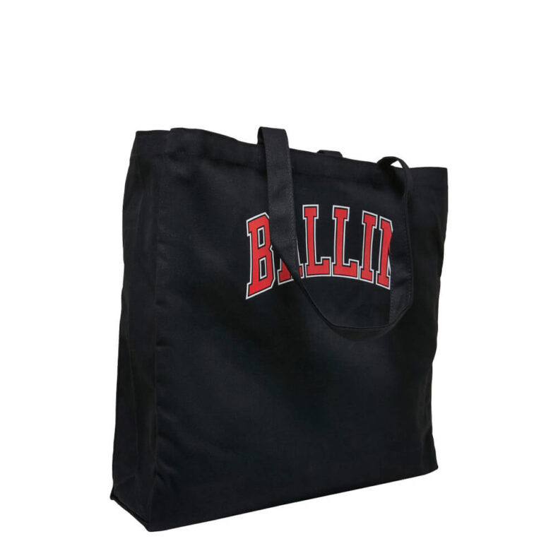 Tote Mister Tee Ballin Oversize Canvas Black 3