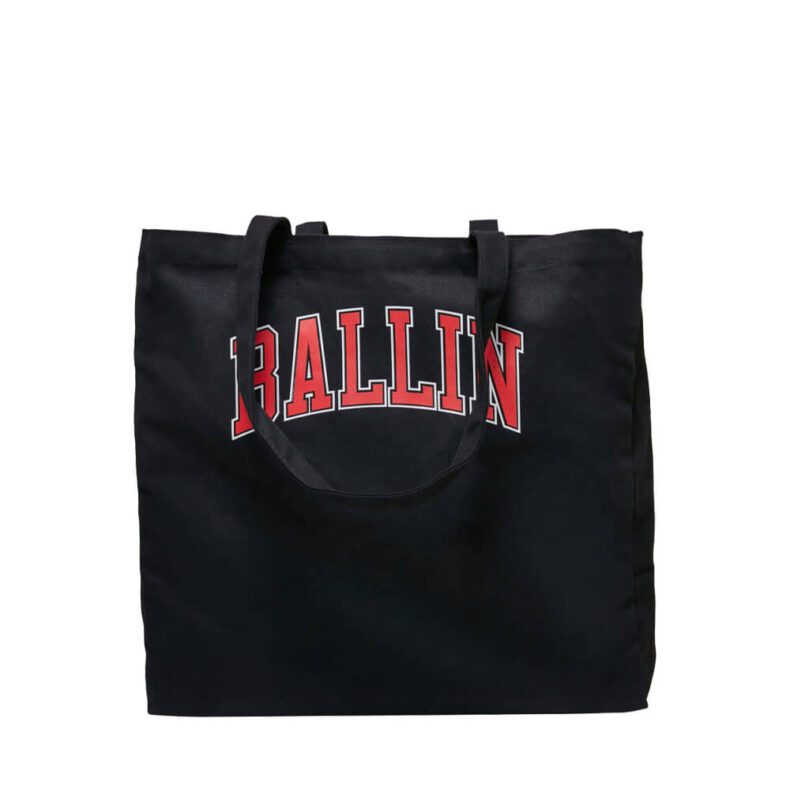 Tote Mister Tee Ballin Oversize Canvas Black 1