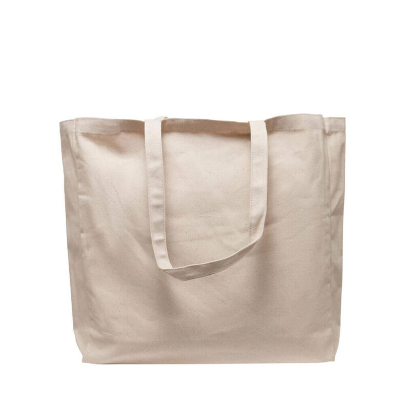 Tote Mister Tee Sorry Oversize Canvas Beige 2