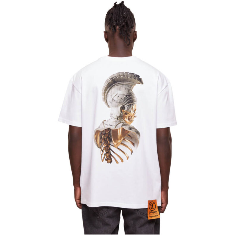 Tricou Forgotten Faces Head of Ares Heavy Oversized White 3