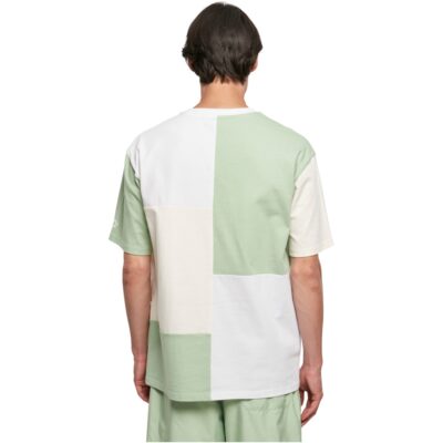 Tricou Starter Patchwork Oversize GreenWhite 1