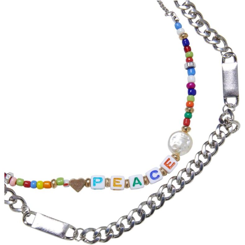 Colier Urban Classics Peace Bead Layering 2-Pack 1