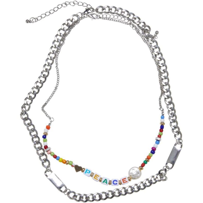 Colier Urban Classics Peace Bead Layering 2-Pack