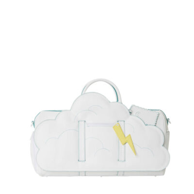 Duffle Bag Sprayground Cloud Alb