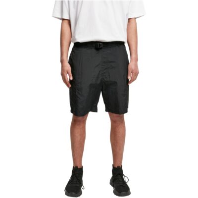 Pantaloni Scurti Urban Classics Adjustable Nylon Black