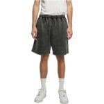 Pantaloni Scurti Urban Classics Heavy Sand Washed Sweat Black