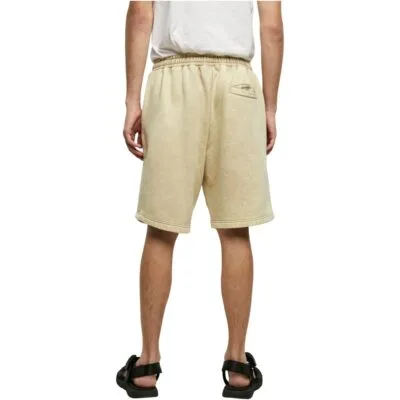 Pantaloni Scurti Urban Classics Heavy Sand Washed Sweat Unionbeige 1