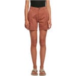 Pantaloni Scurti Urban Classics Ladies High Waist Cargo Terracotta
