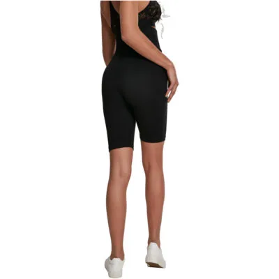 Pantaloni Scurti Urban Classics Ladies High Waist Cycle Black 1