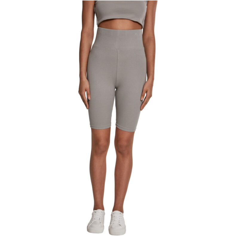 Pantaloni Scurti Urban Classics Ladies High Waist Cycle Horizon Grey