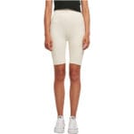 Pantaloni Scurti Urban Classics Ladies High Waist Cycle Horizon Whitesand