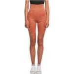 Pantaloni Scurti Urban Classics Ladies High Waist Cycle Terracotta