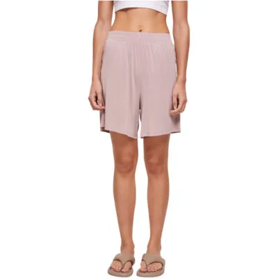 Pantaloni Scurti Urban Classics Ladies Modal Duskrose