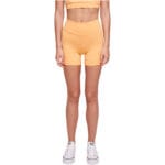 Pantaloni Scurti Urban Classics Ladies Recycled High Waist Cycle Hot Paleorange