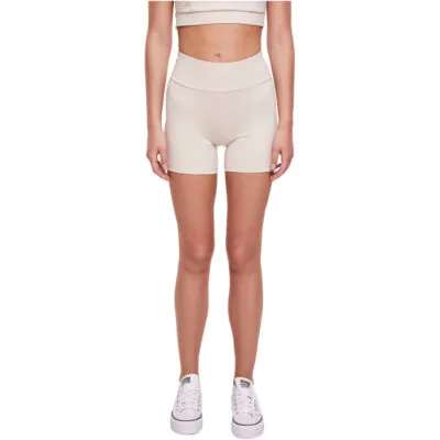 Pantaloni Scurti Urban Classics Ladies Recycled High Waist Cycle Hot Softseagrass