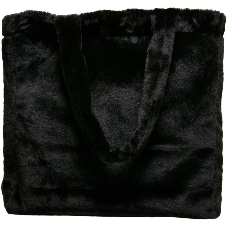 Tote Urban Classics Fake Fur Black 1