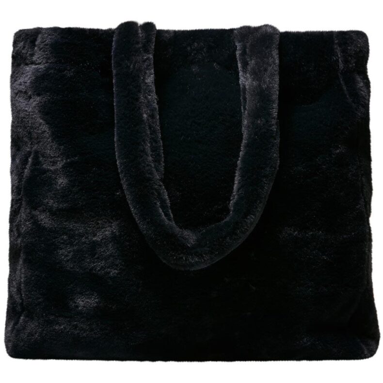 Tote Urban Classics Fake Fur Black