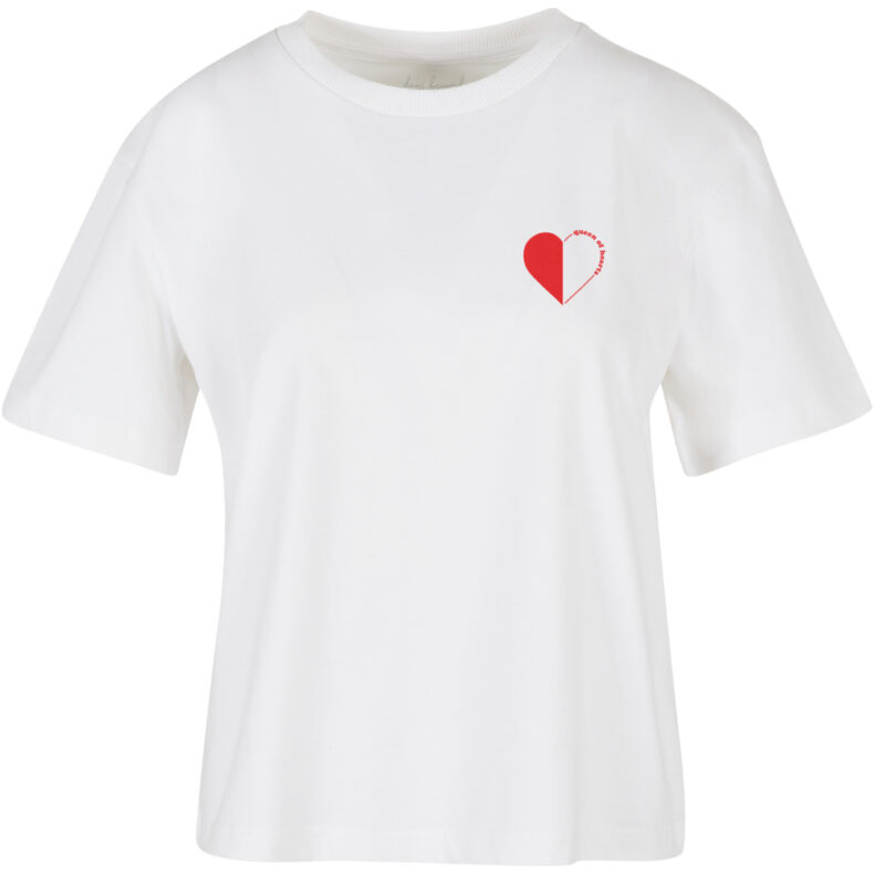 Tricou Days Beyond Queen of Hearts White