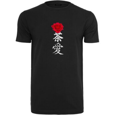 Tricou Mister Tee Asian Sign Rose Black